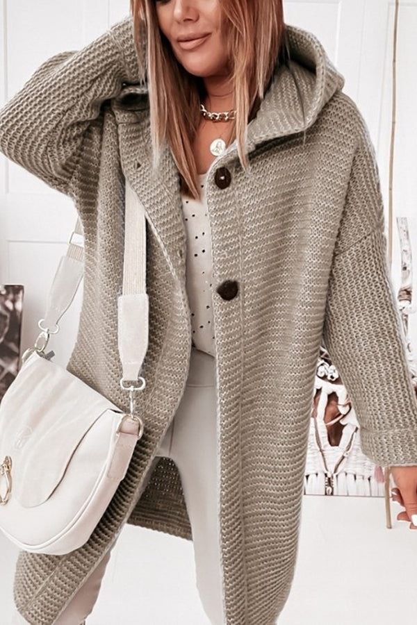 LP | Cardigan con cappuccio