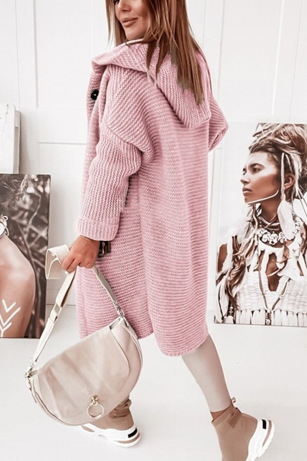 LP | Cardigan con cappuccio