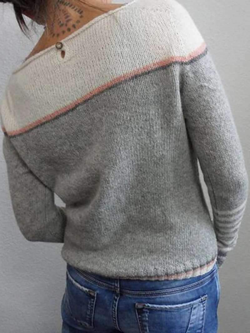 LP | Maglia colorblock con maniche a righe