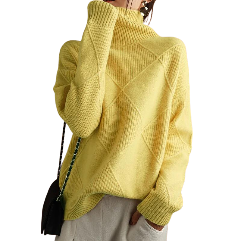 LP | Elegante maglione in cashmere a collo alto