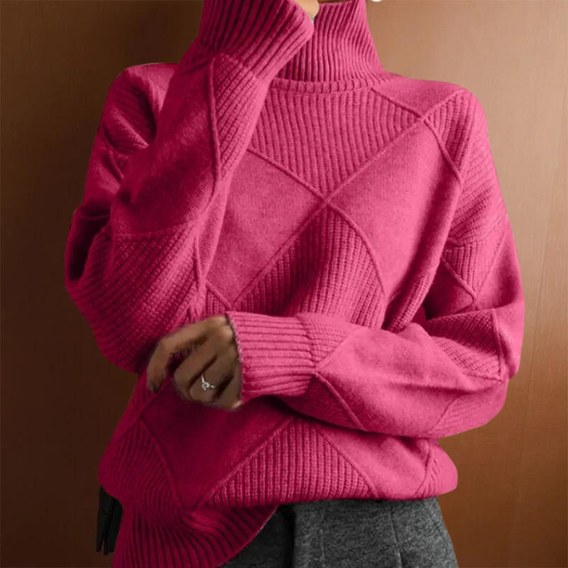 LP | Elegante maglione in cashmere a collo alto