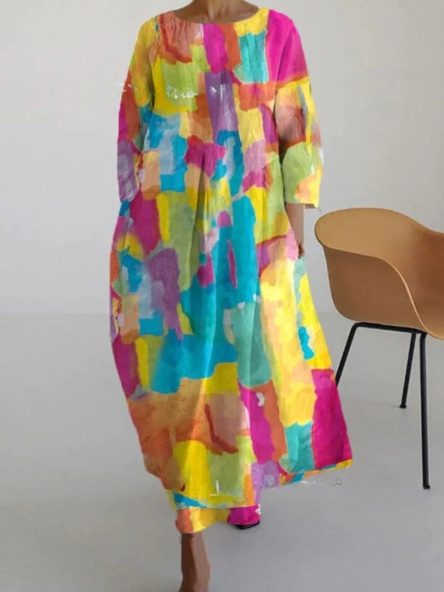 LP | Maxi abito estivo elegante e colorato