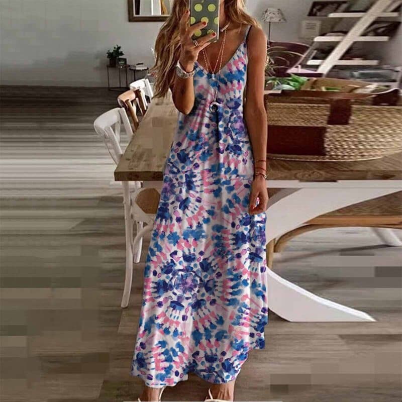 LP | Moda maxi abito senza maniche