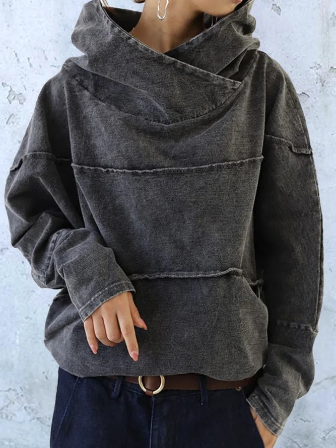 LP | Felpa con cappuccio in denim