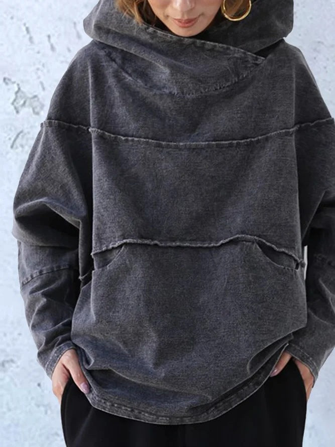 LP | Felpa con cappuccio in denim