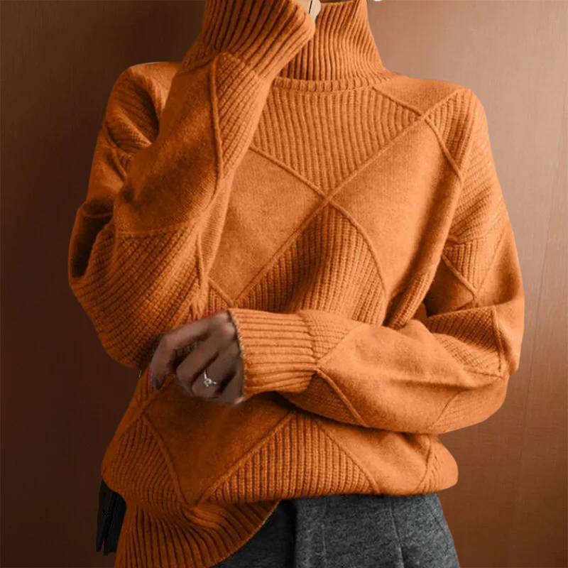 LP | Elegante maglione in cashmere a collo alto