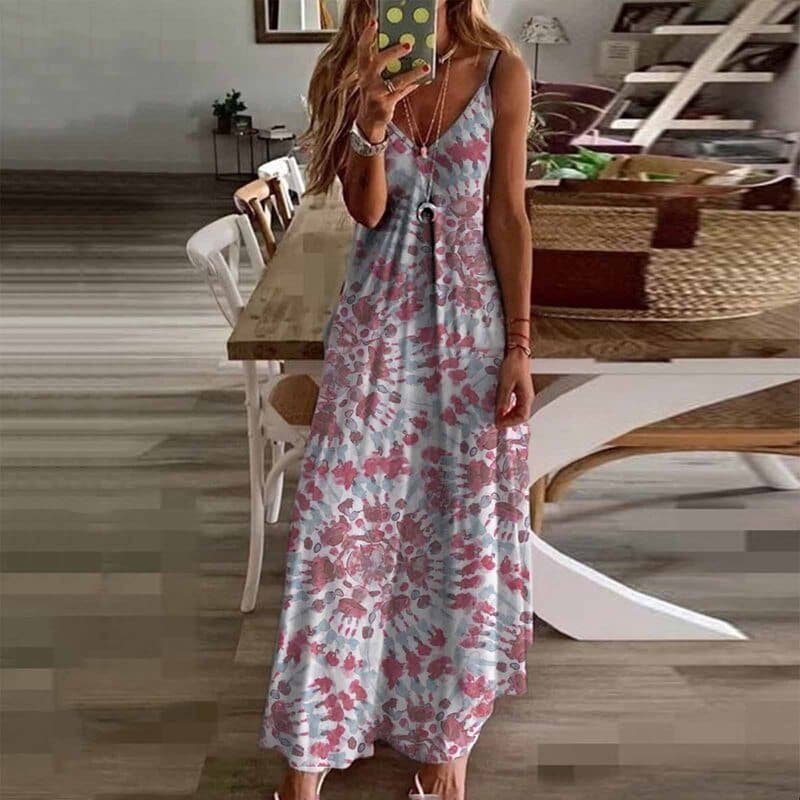 LP | Moda maxi abito senza maniche