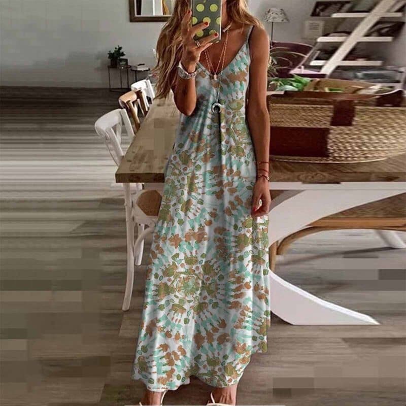 LP | Moda maxi abito senza maniche