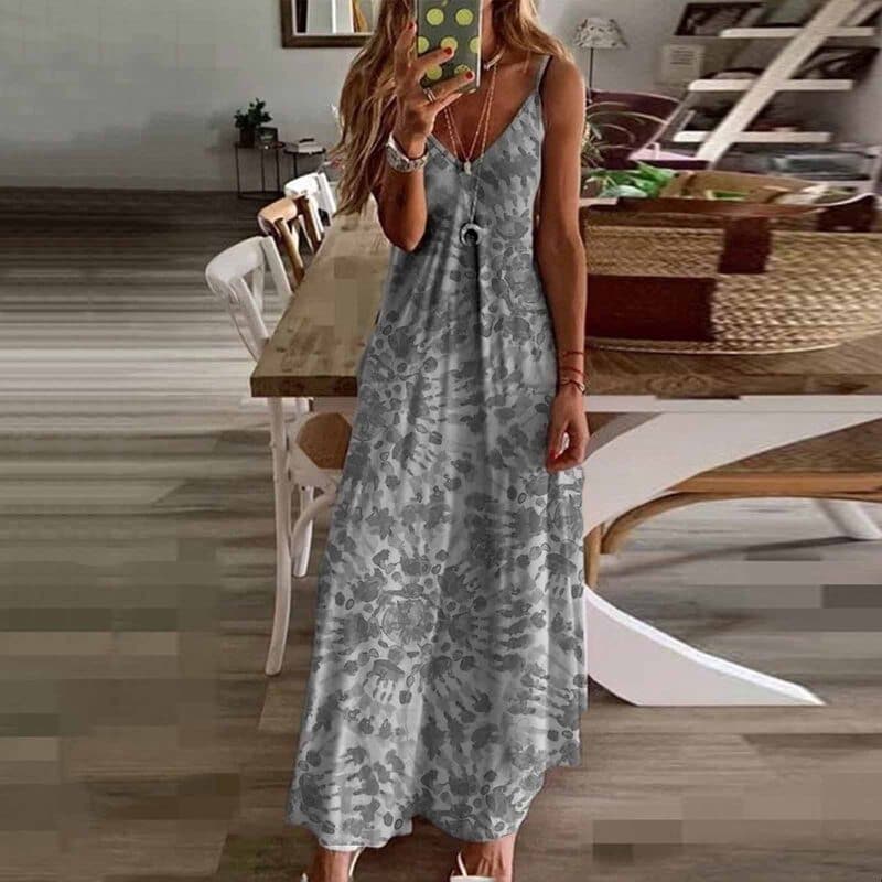 LP | Moda maxi abito senza maniche