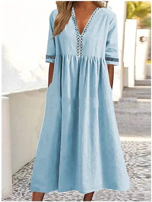 LP | Abito in cotone e lino