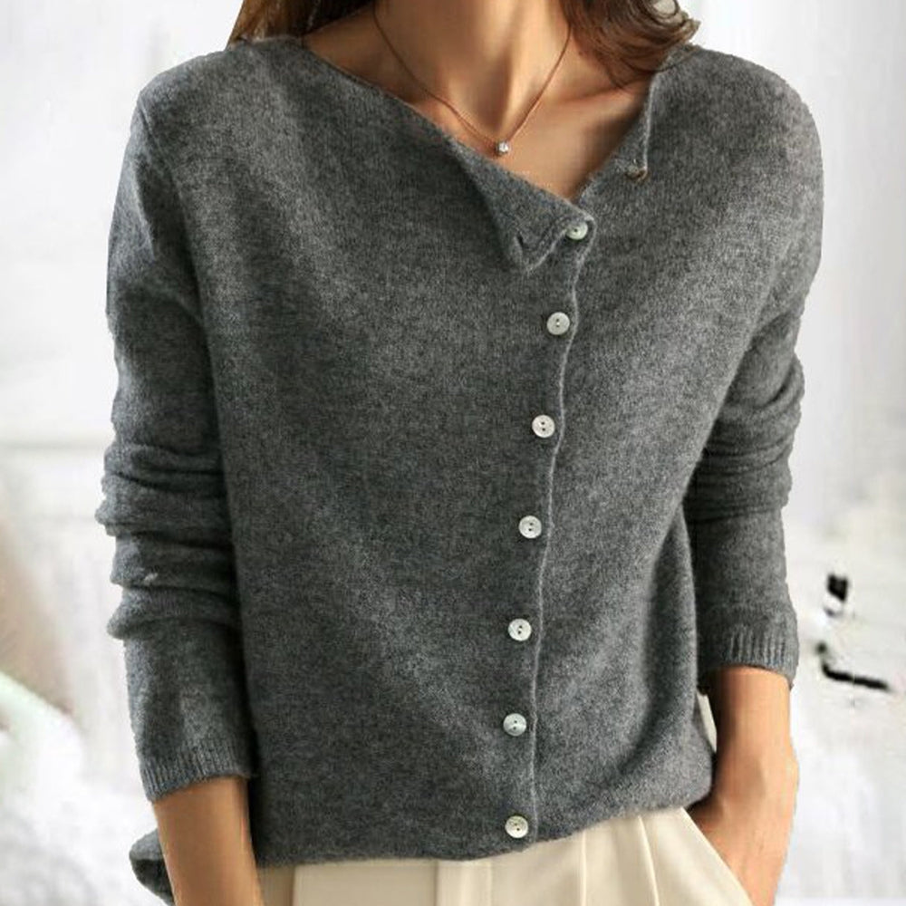 LP | Maglia asimmetrica con abbottonatura