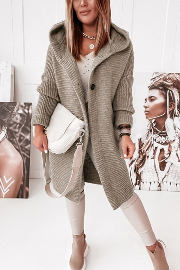 LP | Cardigan con cappuccio