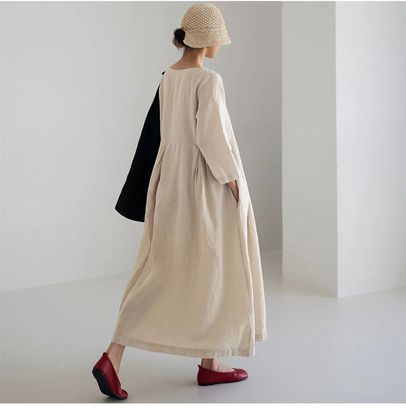 LP | Abito lungo con maniche lunghe