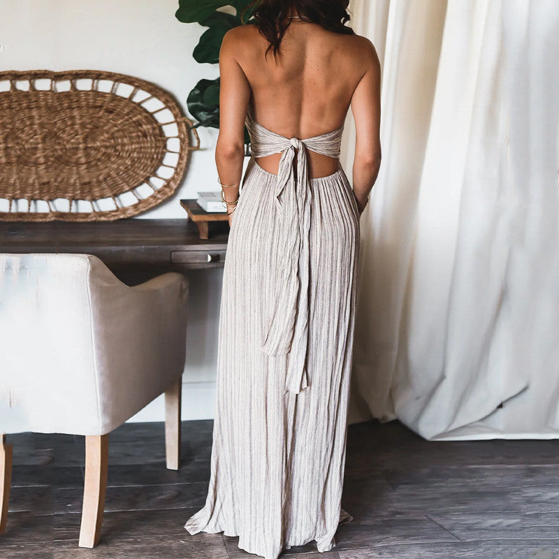 LP | Elegante abito a collo alto