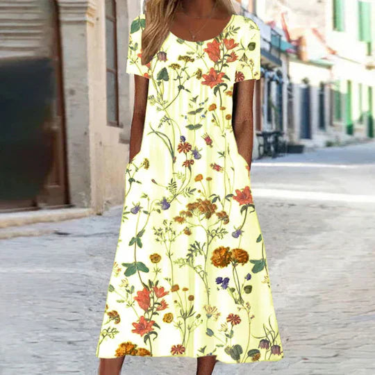 LP | Abito estivo con motivo floreale boho