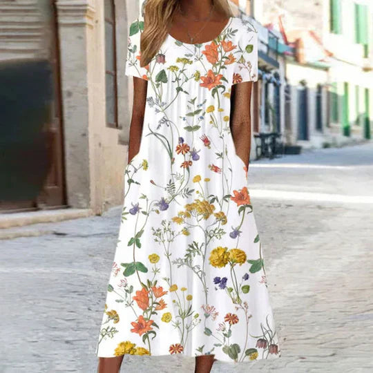 LP | Abito estivo con motivo floreale boho