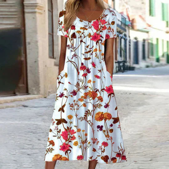 LP | Abito estivo con motivo floreale boho