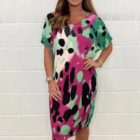 LP | Abito casual con stampa leopardata
