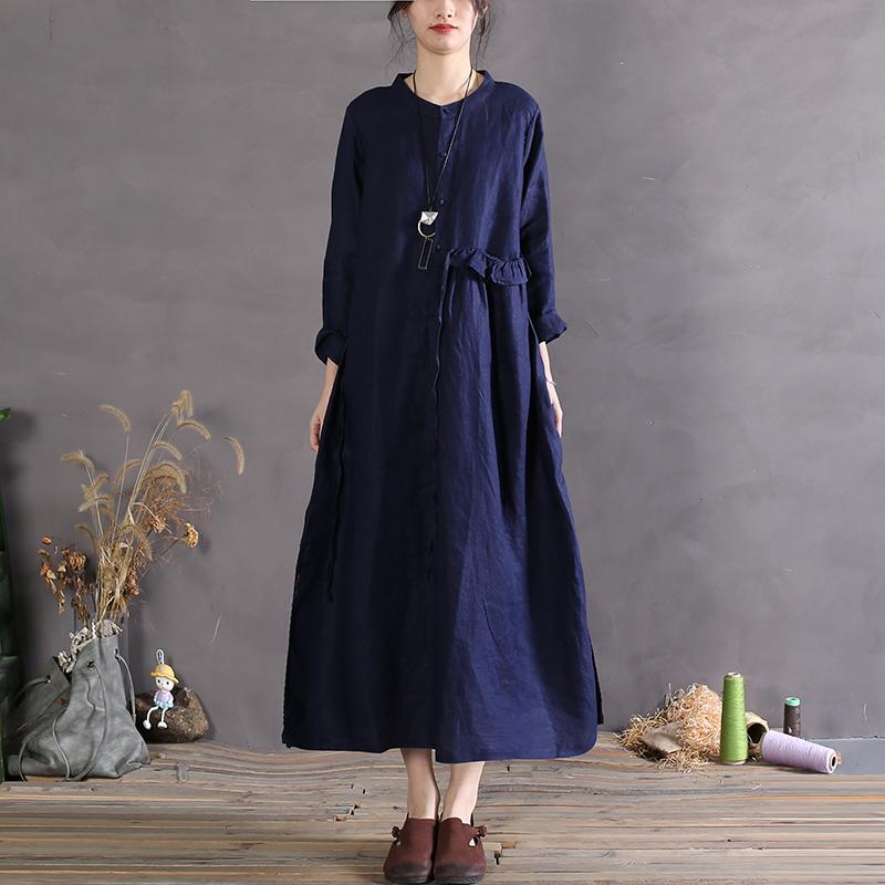 LP | Maxi abito vintage con maniche corte