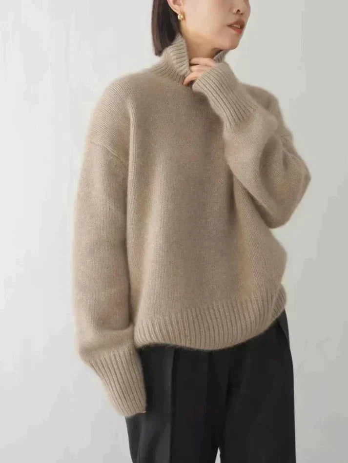 LP | Maglia minimalista con scollatura alta