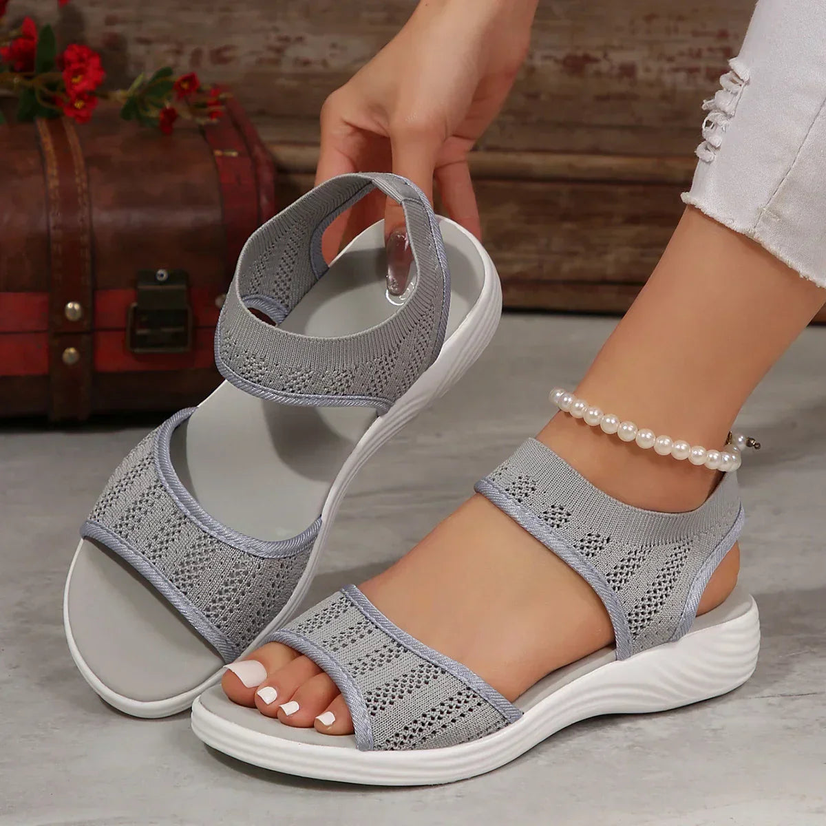 LP | Sandali classici da donna in rete