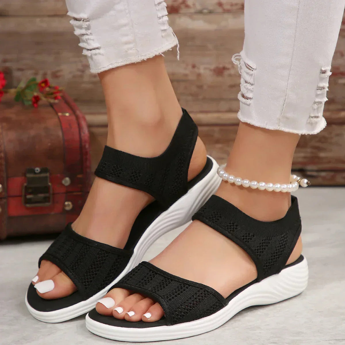 LP | Sandali classici da donna in rete