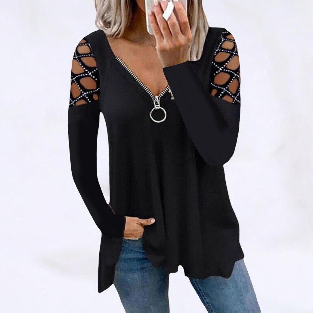 LP | Camicia chic a maniche lunghe con abbottonatura