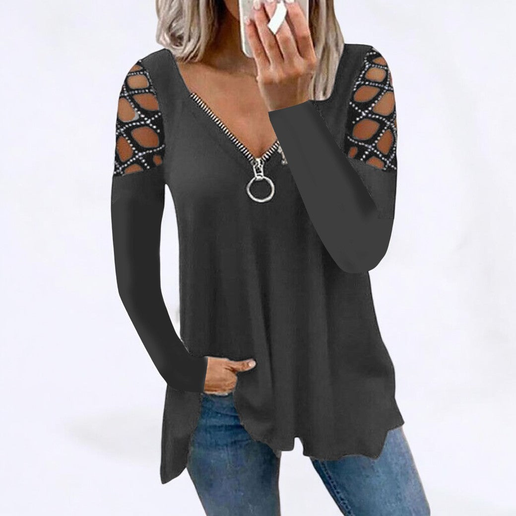 LP | Camicia chic a maniche lunghe con abbottonatura