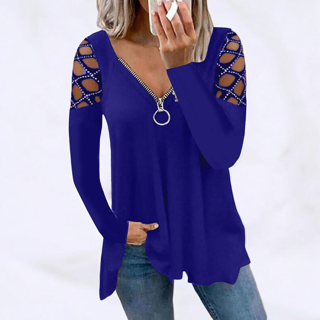 LP | Camicia chic a maniche lunghe con abbottonatura