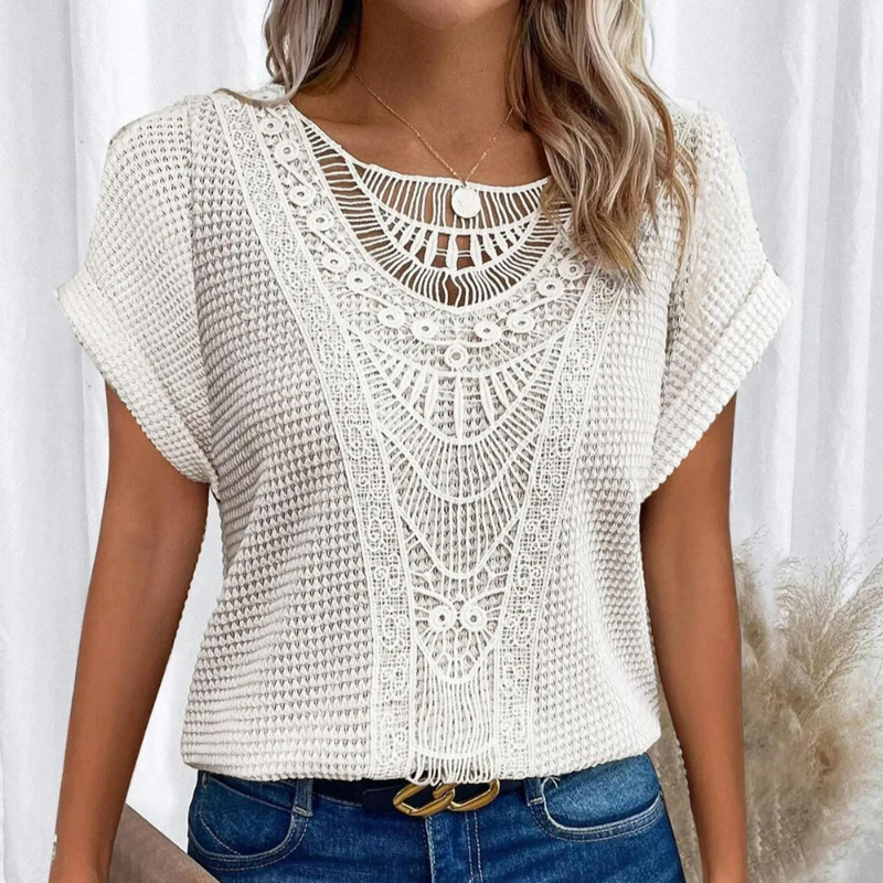 LP | Camicia casual con trama waffle Riaño