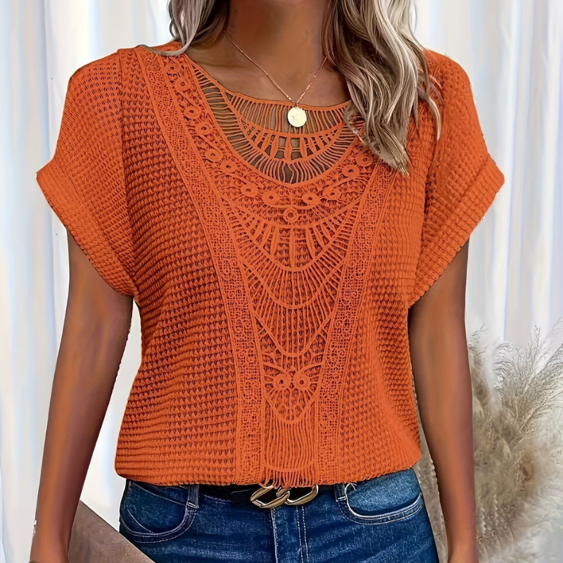 LP | Camicia casual con trama waffle Riaño