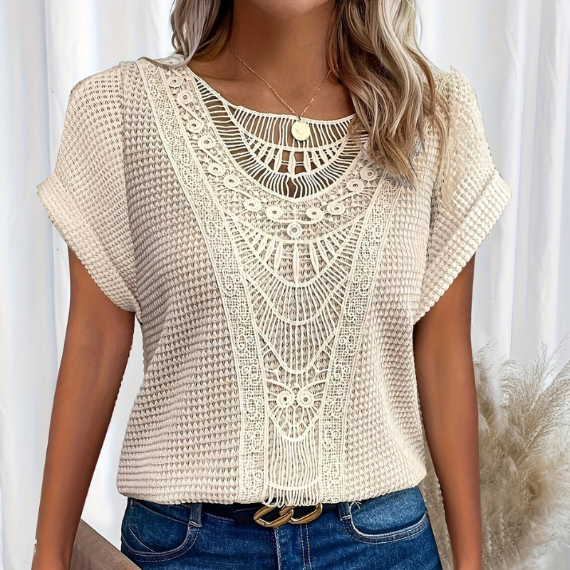 LP | Camicia casual con trama waffle Riaño