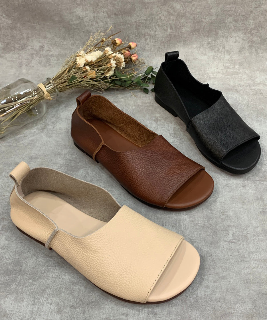 LP | Ballerine minimaliste con punta aperta