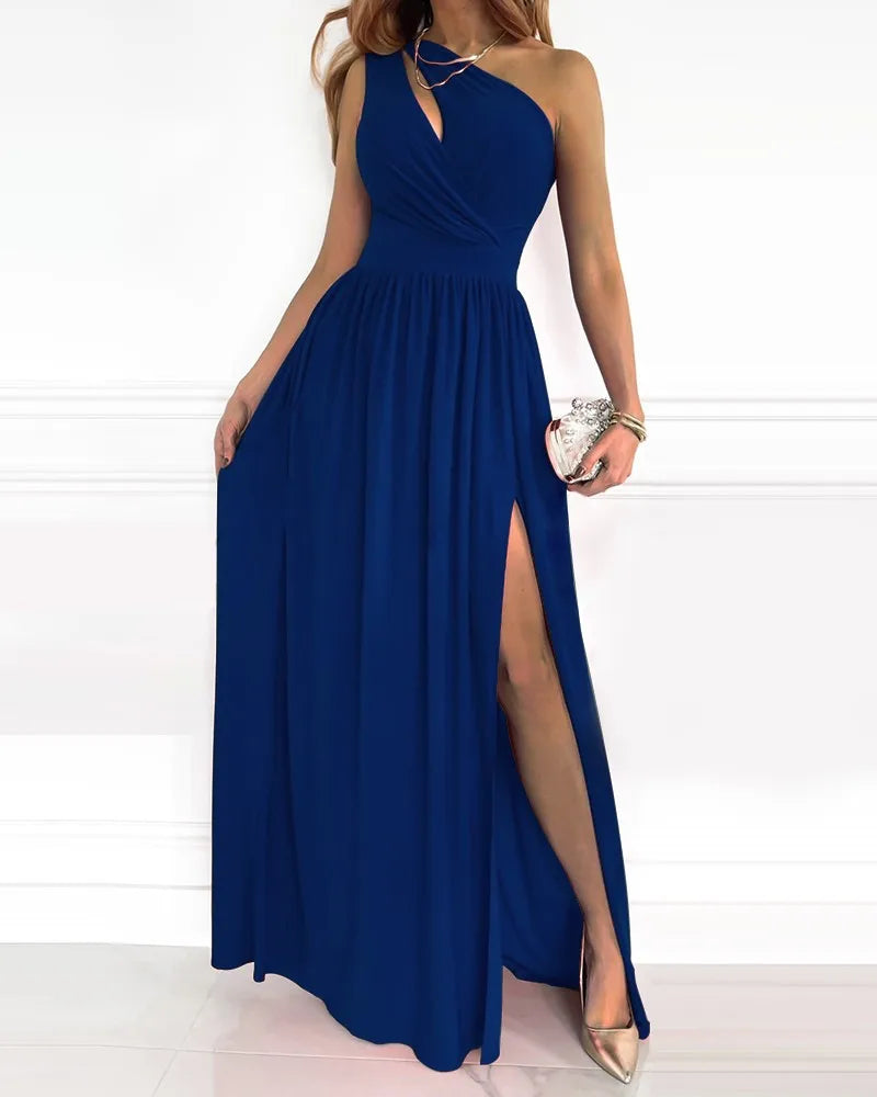 LP | Maxi abito elegante con spalla ����n