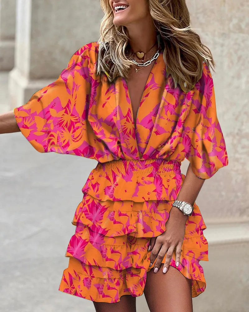LP | Mini abito elegante con stampa