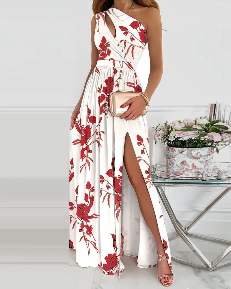 LP | Maxi abito elegante con monospalla