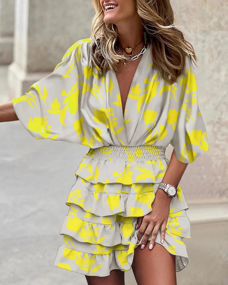 LP | Mini abito elegante con stampa