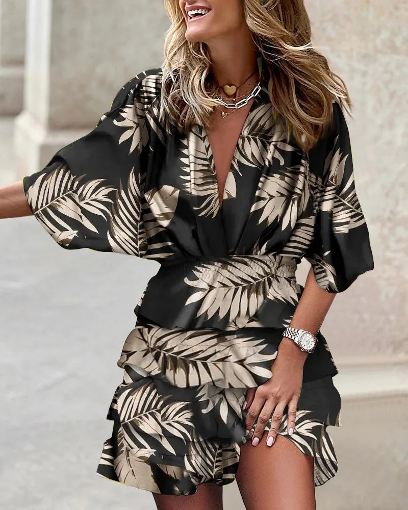 LP | Mini abito elegante con stampa