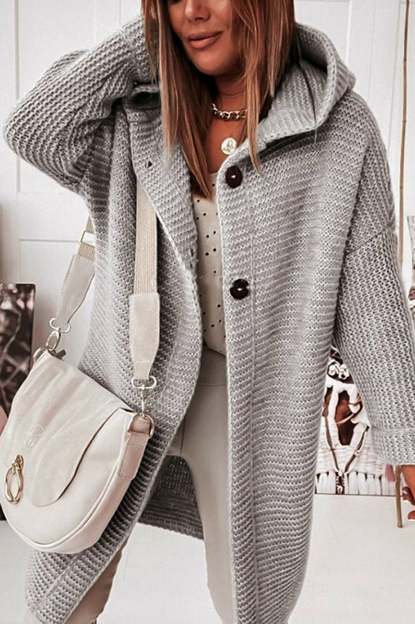LP | Cardigan con cappuccio