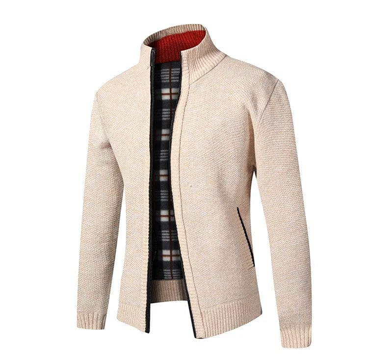 LP | cappotto in maglia grossa con zip