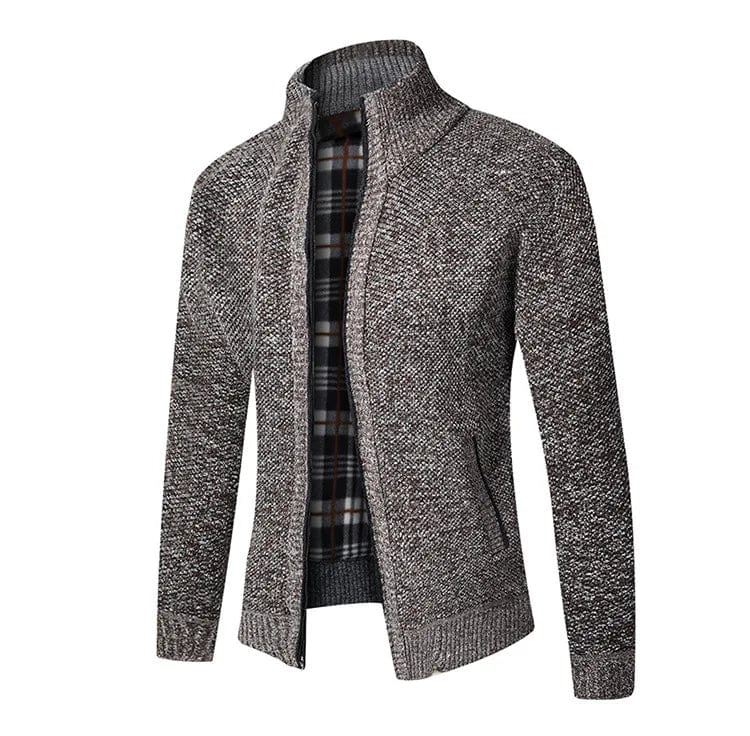 LP | cappotto in maglia grossa con zip