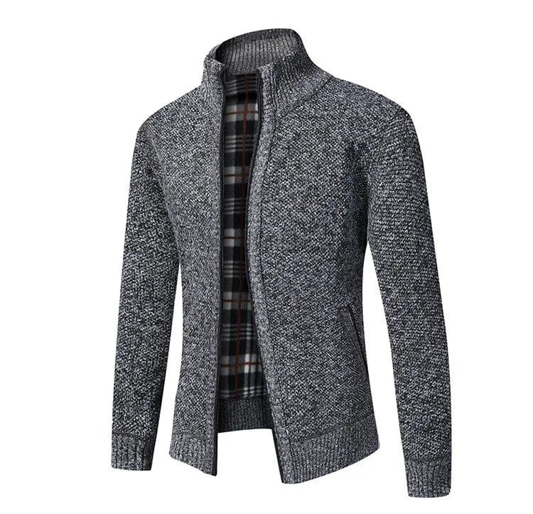 LP | cappotto in maglia grossa con zip