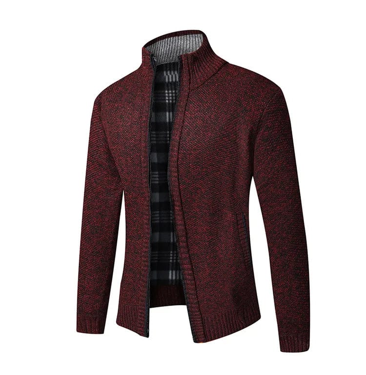 LP | cappotto in maglia grossa con zip