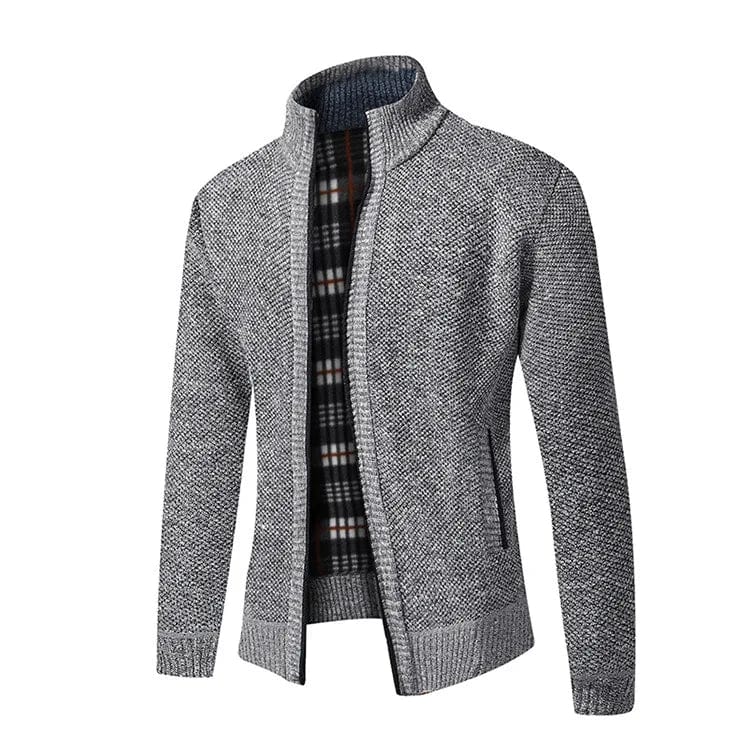 LP | cappotto in maglia grossa con zip