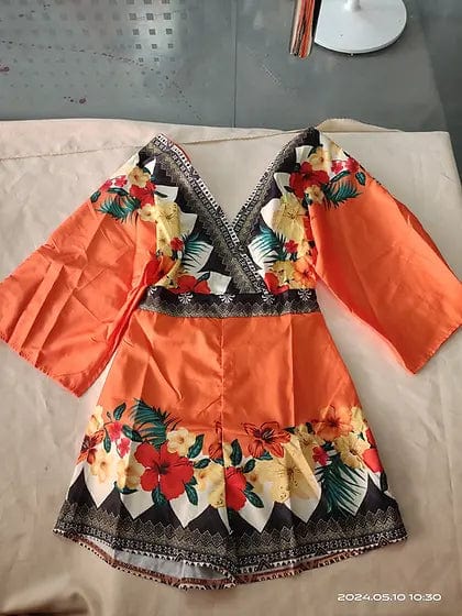 LP | Romper elegante con stampa floreale