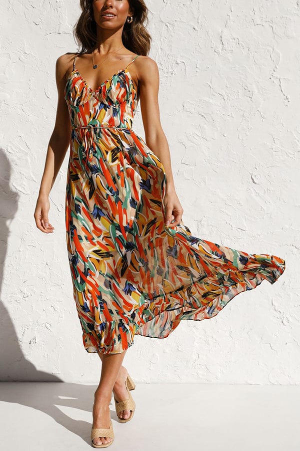 LP | Abito midi colorato