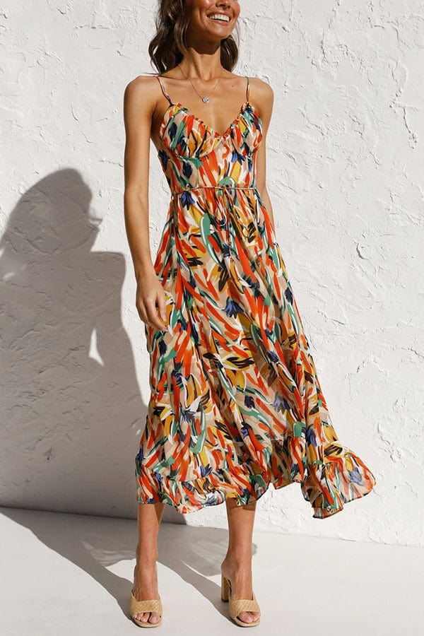 LP | Abito midi colorato