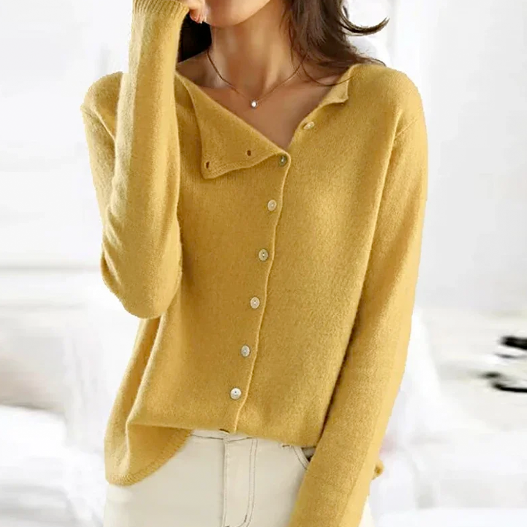 LP | Maglia asimmetrica con abbottonatura