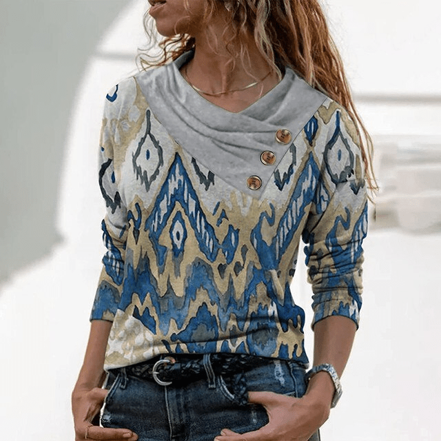 LP | Maglia elegante con collo risvoltato