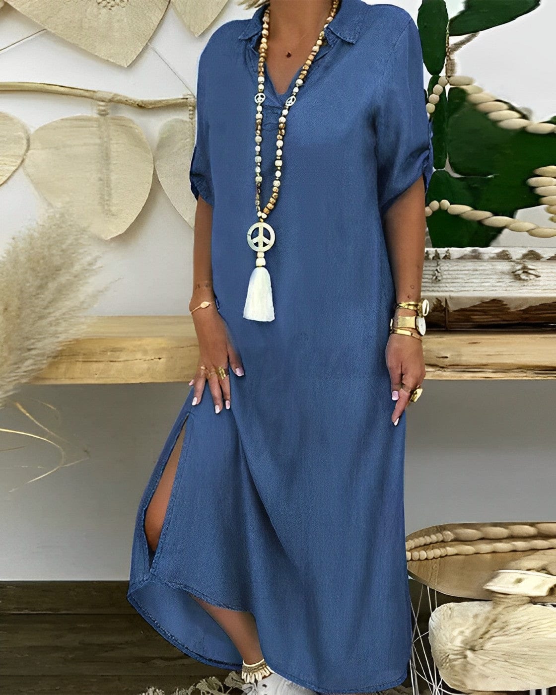 LP | Abito in stile denim